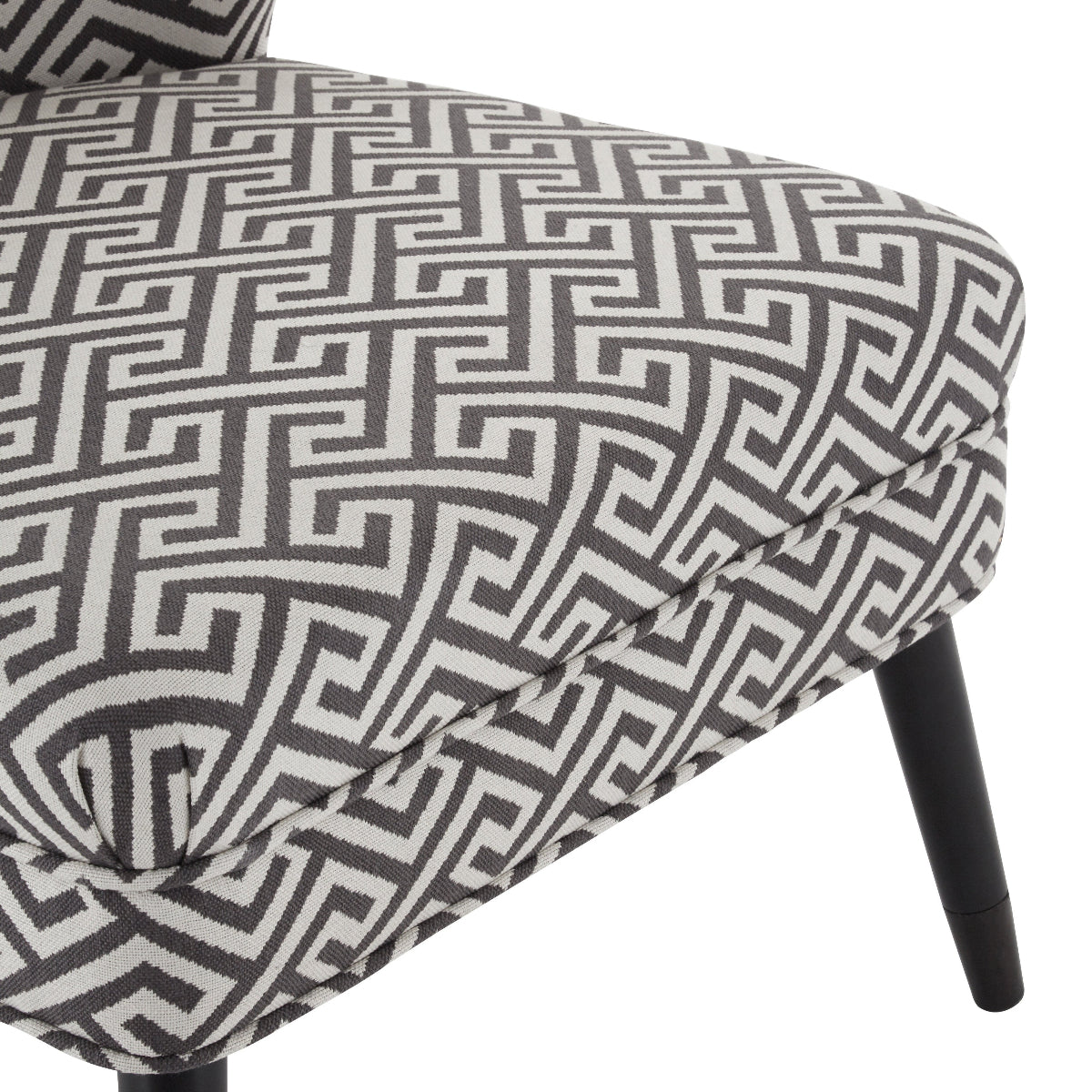 Beaumonde Home Regents Park Greek Key Design Lounge Chair 2