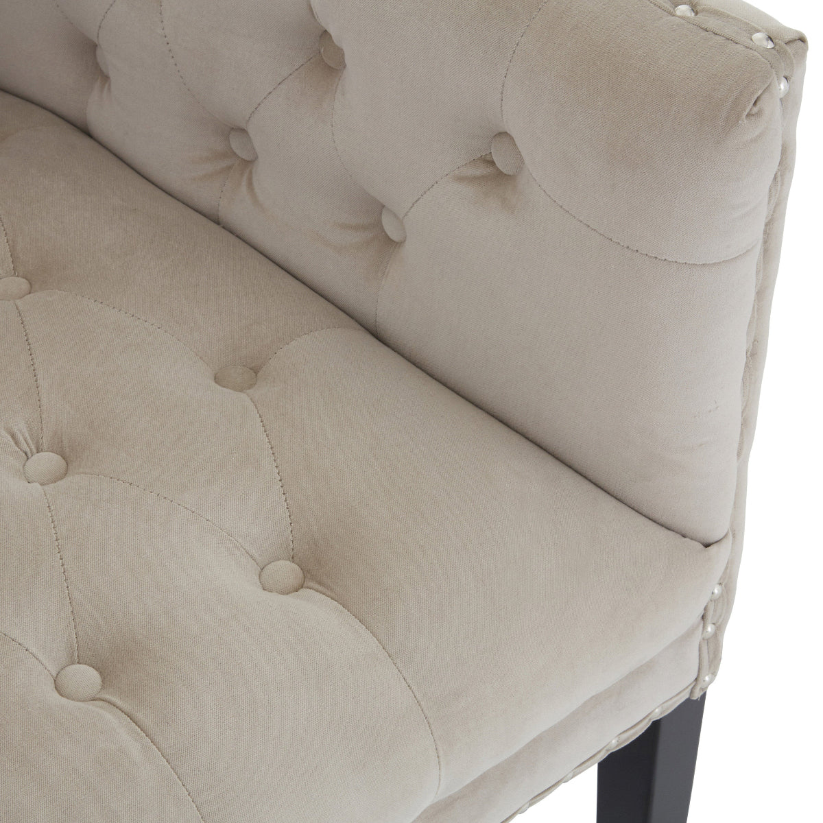 Beaumonde Home Regent Park Camel Velvet 2 Seat Sofa 2