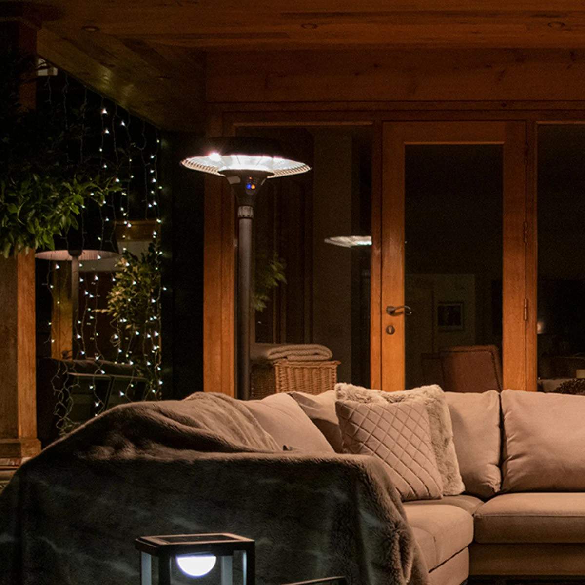 Maze - 2100W Helio Freestanding Electric Patio Heater