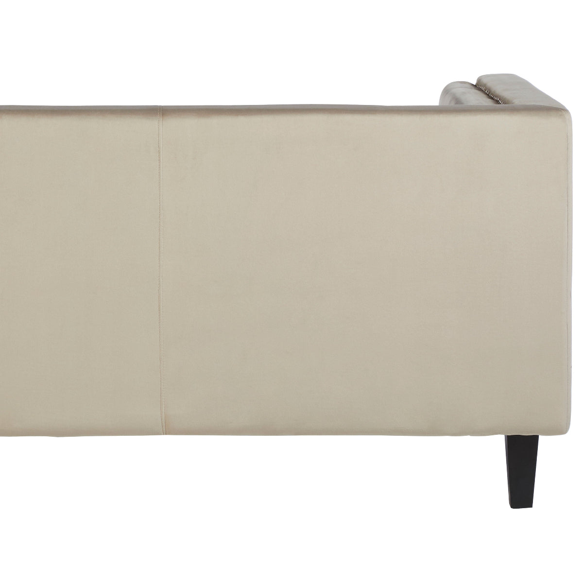 Beaumonde Home Felisa Two Seater Mink Velvet Sofa 6