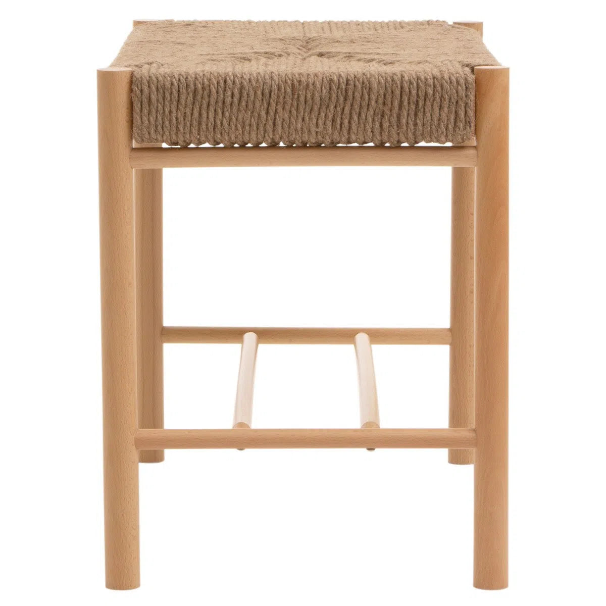 Beaumonde Home Bunder Natural Rope Small Bench-Beaumonde