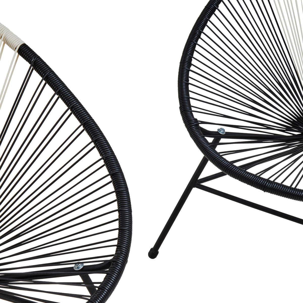 Beaumonde Home Miami Dual Tone Rattan 3 Piece Patio Set 4