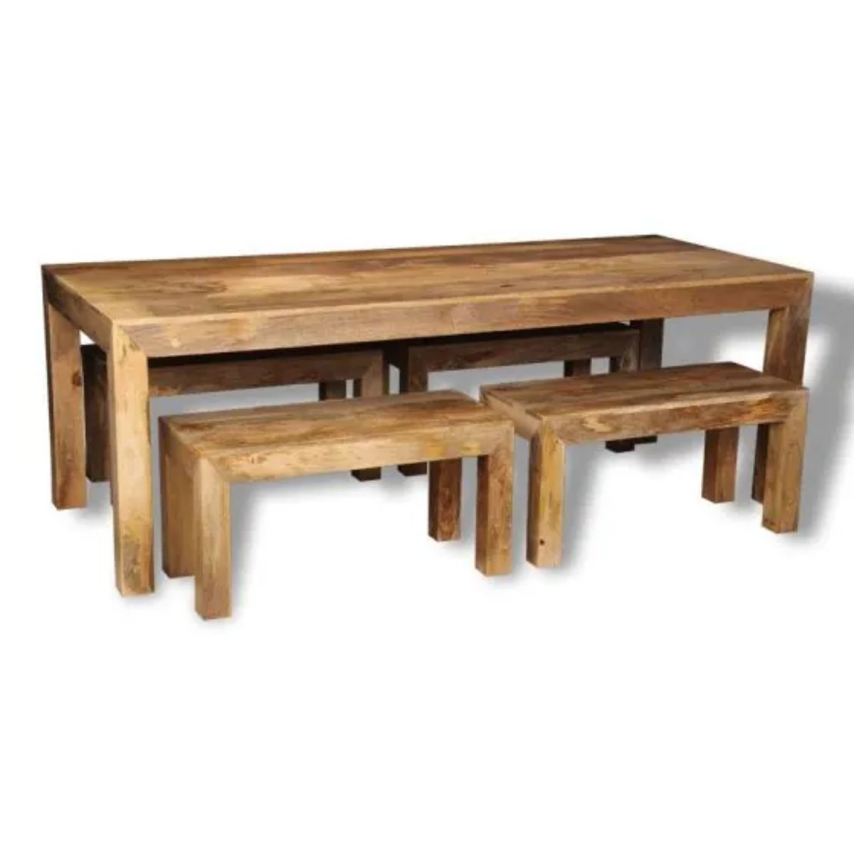 Trade Furniture 220cm Dining Table & 4 90cm Benches