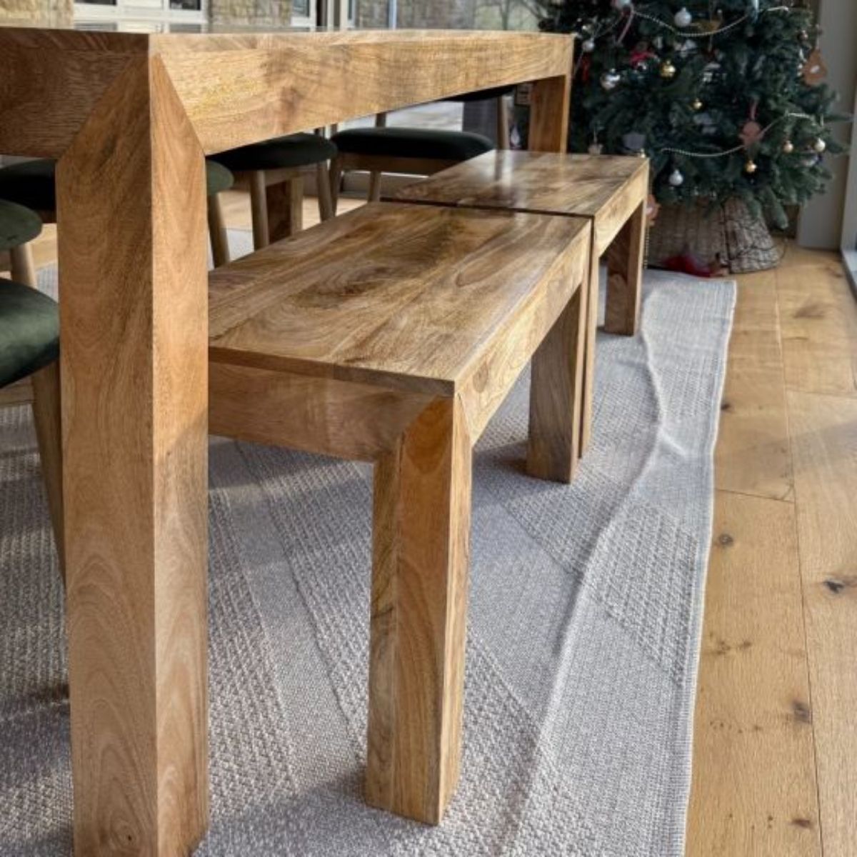 Trade Furniture 220cm Dining Table & 4 90cm Benches