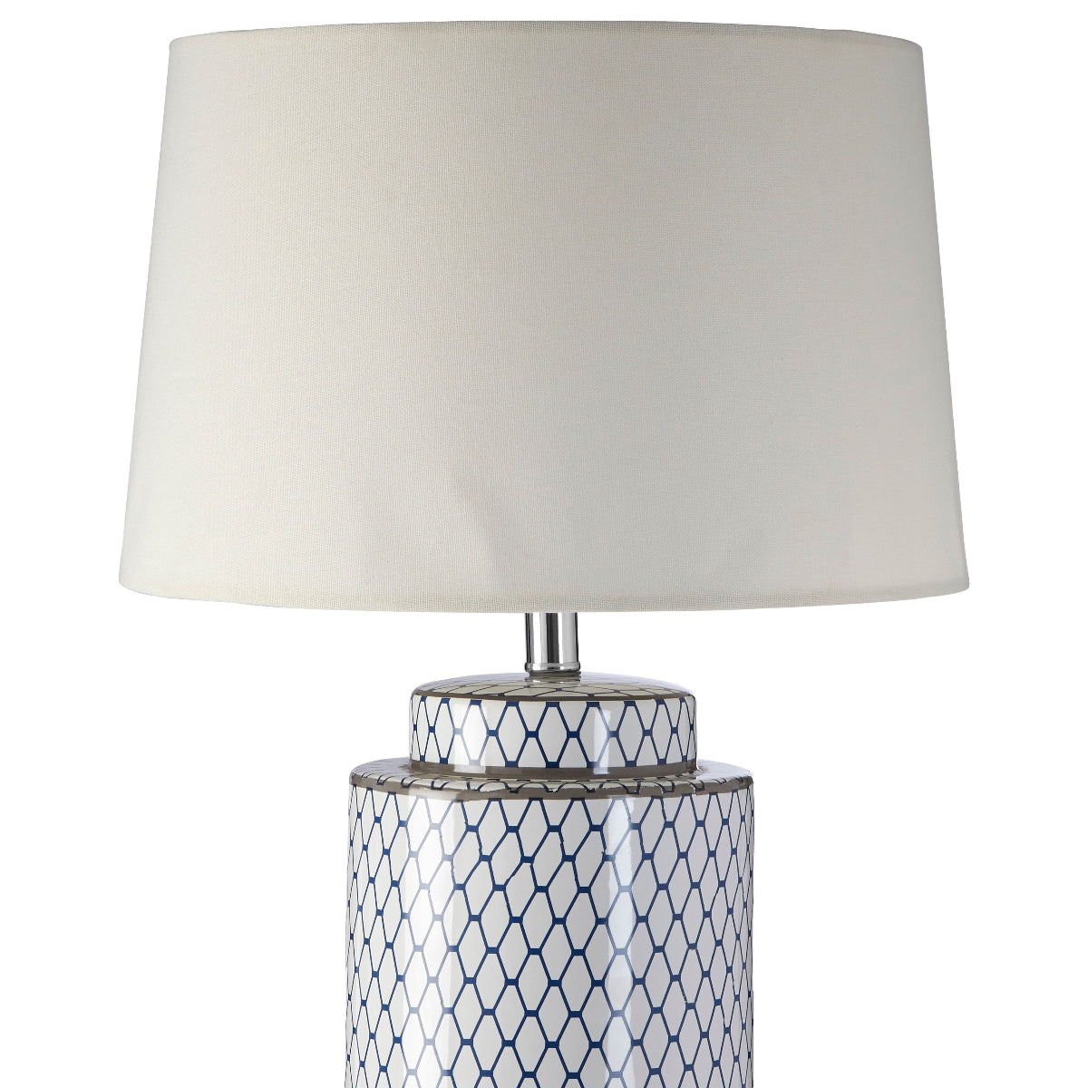 Beaumonde Home Sorino Ceramic Table Lamp With Cream Shade 1