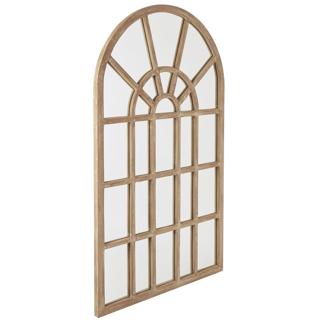Copgrove Collection Arched Paned Wall Mirror - Timeless Elegance-Hill Interiors-Beaumonde