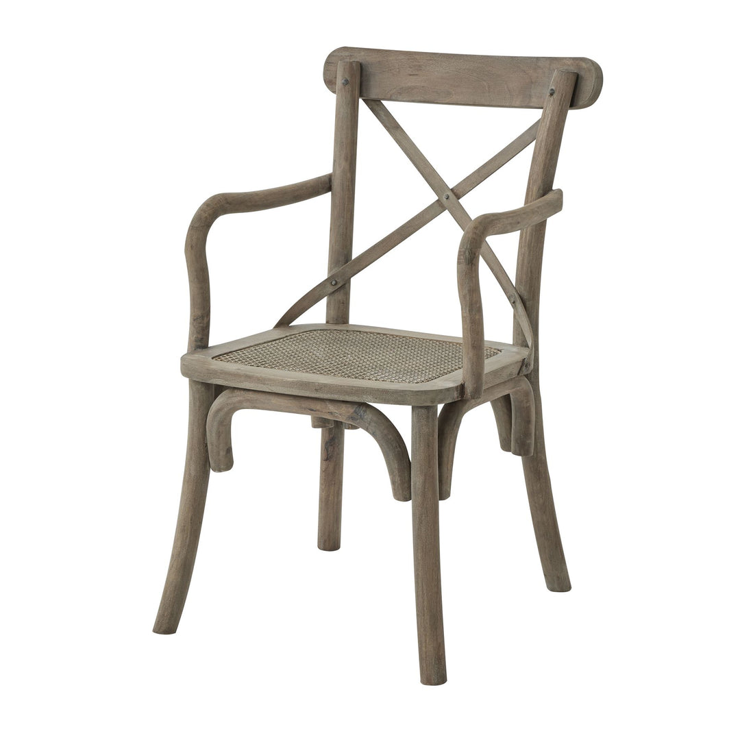 Copgrove Collection Cross Back Carver Chair - Rustic Elegance | Beaumonde-Beaumonde