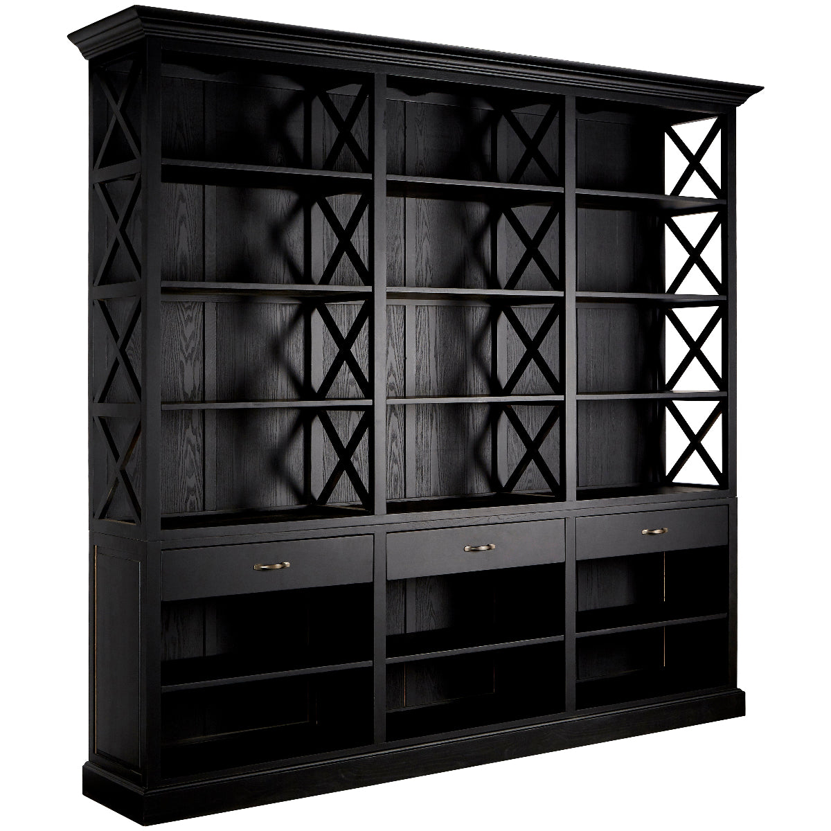 Beaumonde Home Lyon 3 Drawers Bookcase 7