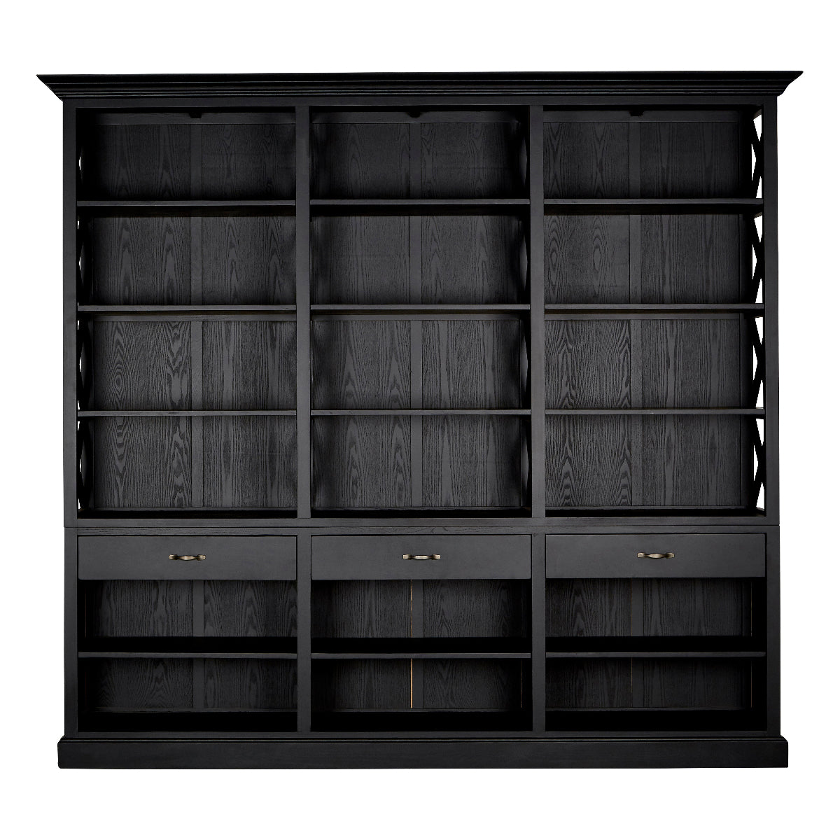 Beaumonde Home Lyon 3 Drawers Bookcase 1