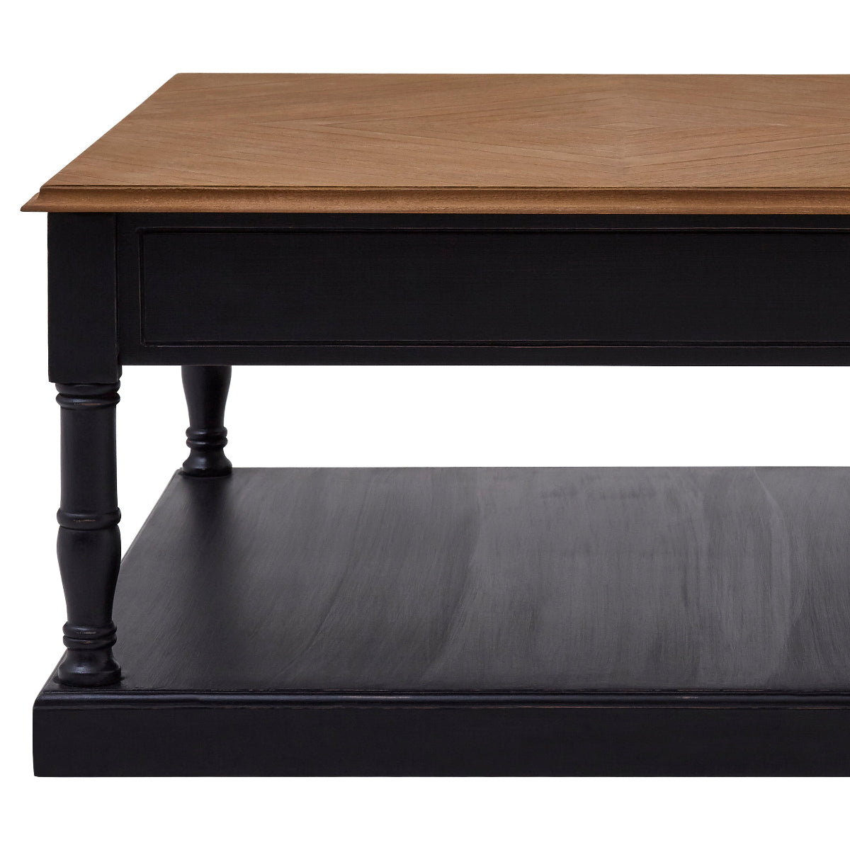Beaumonde Home Loire 1 Drawer Black Coffee Table 7