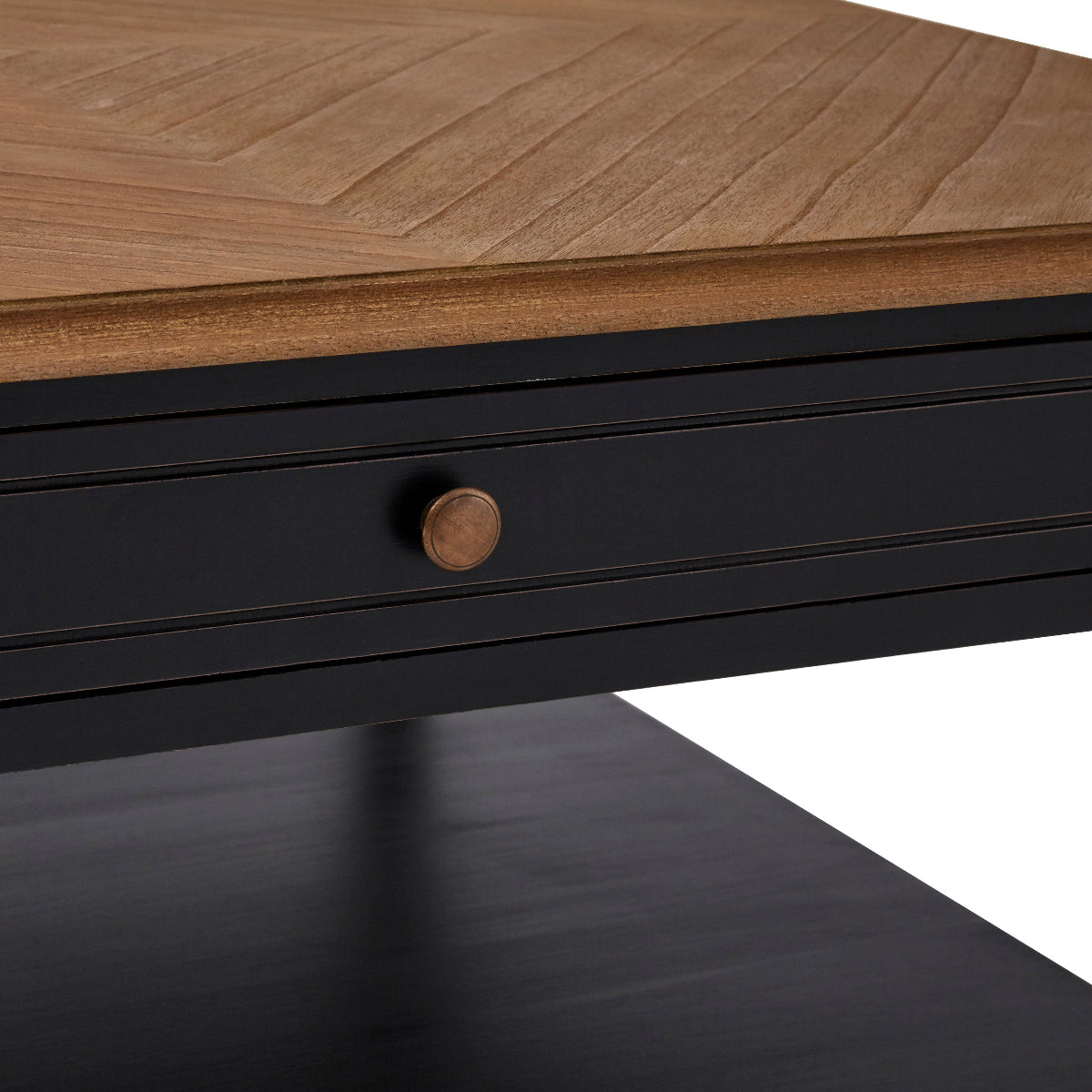 Beaumonde Home Loire 1 Drawer Black Coffee Table 5
