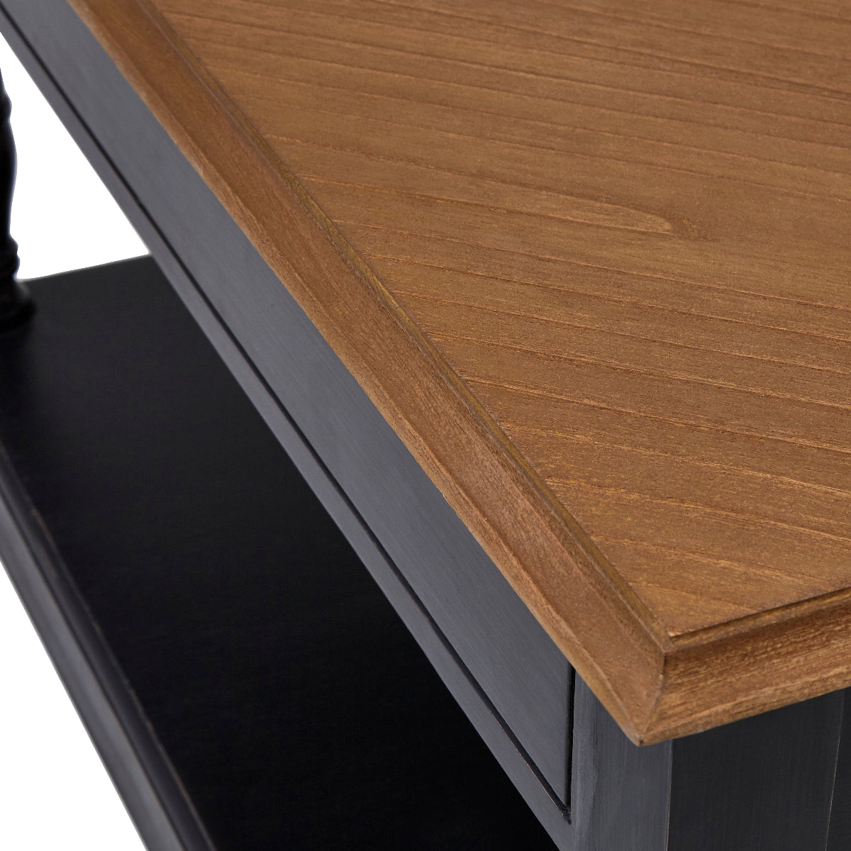 Beaumonde Home Loire 1 Drawer Black Coffee Table 4