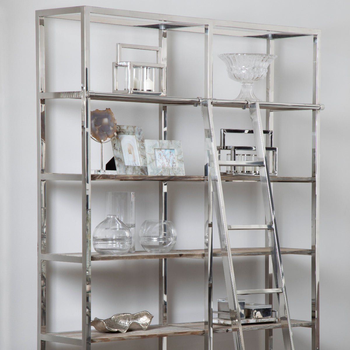 Beaumonde Home Richmond Display Unit With Ladder 4