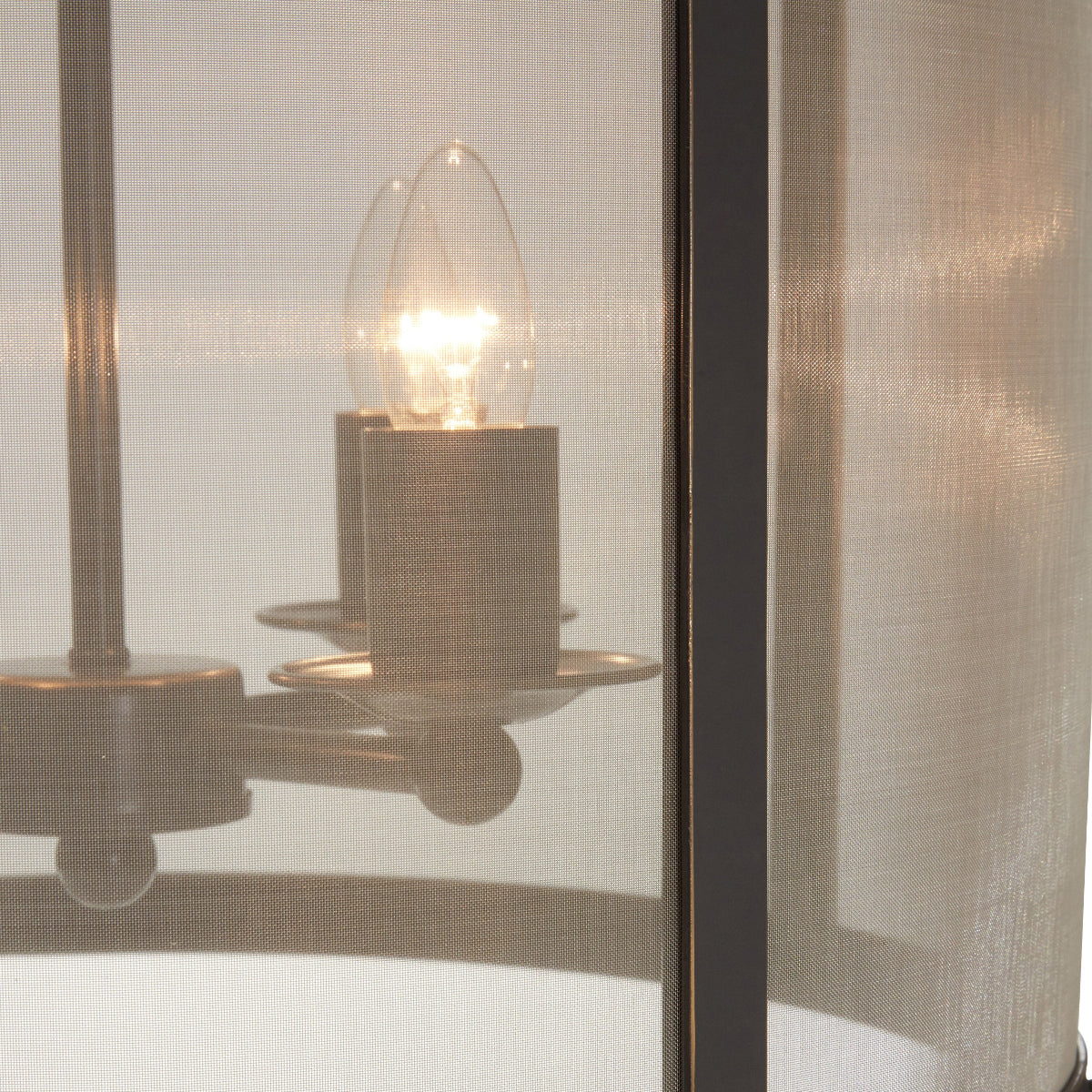 Beaumonde Home Hampstead Black Finish Large Pendant Light With Hints Of Gold 3