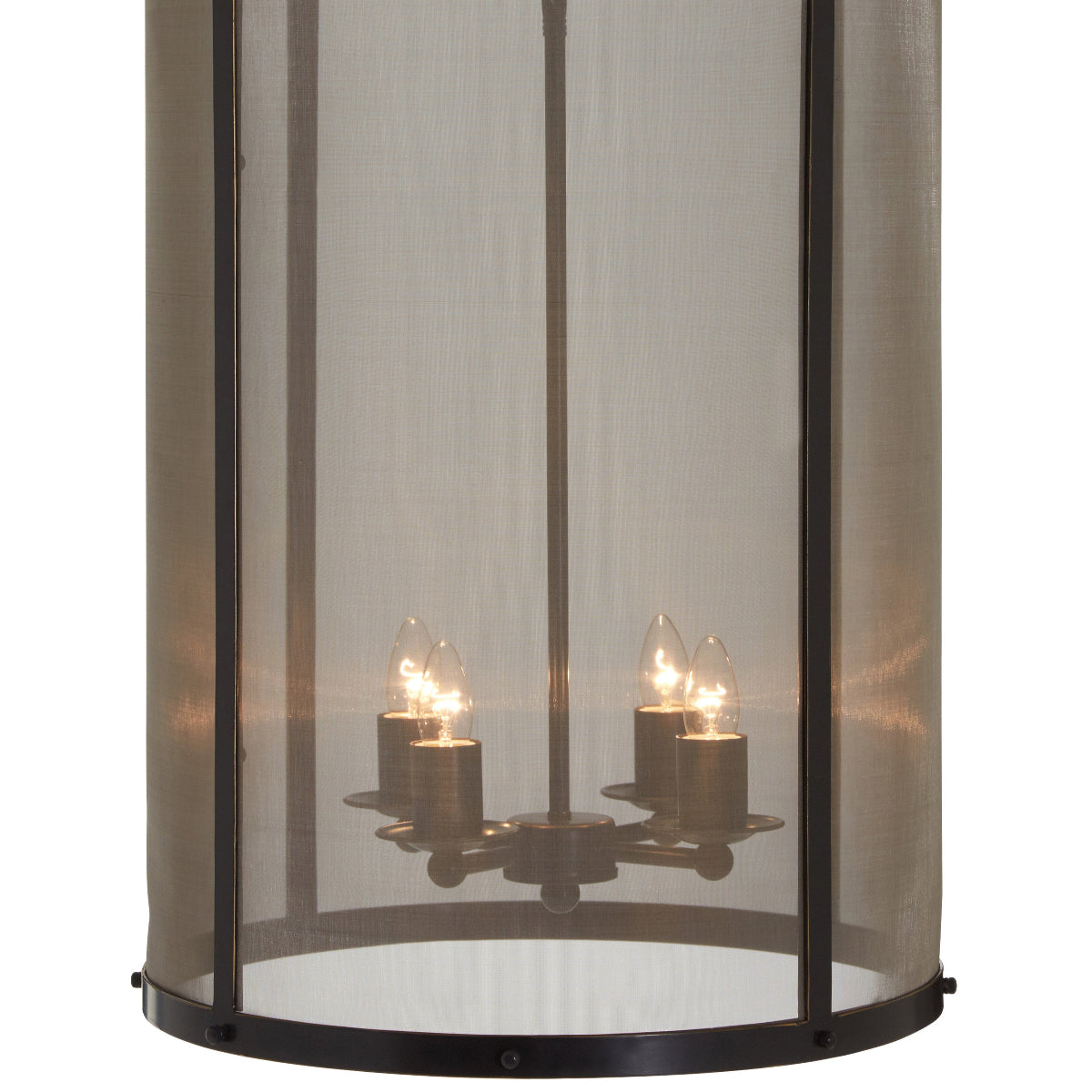 Beaumonde Home Hampstead Black Finish Large Pendant Light With Hints Of Gold 1