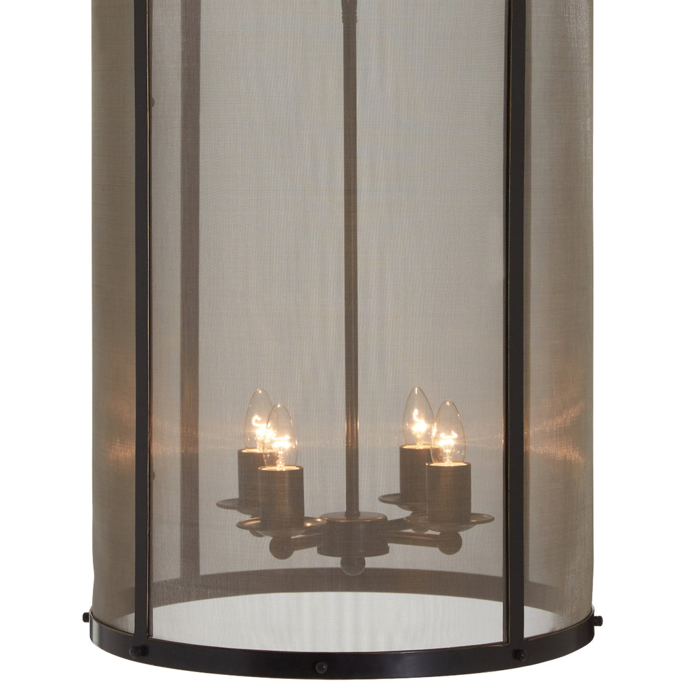 Beaumonde Home Hampstead Black Finish Large Pendant Light With Hints Of Gold 1