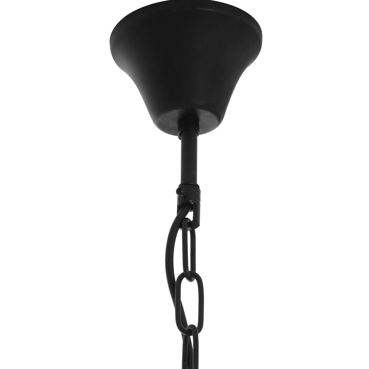 Beaumonde Home Hampstead Black Finish Small Pendant Light With Hints Of Gold 3