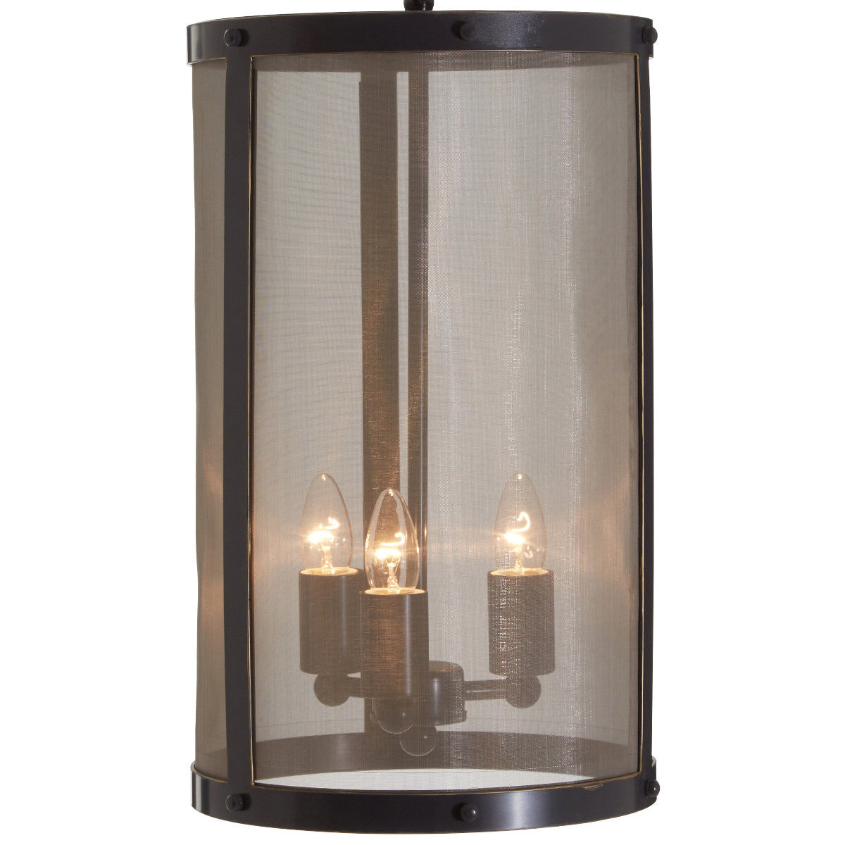 Beaumonde Home Hampstead Black Finish Small Pendant Light With Hints Of Gold 2