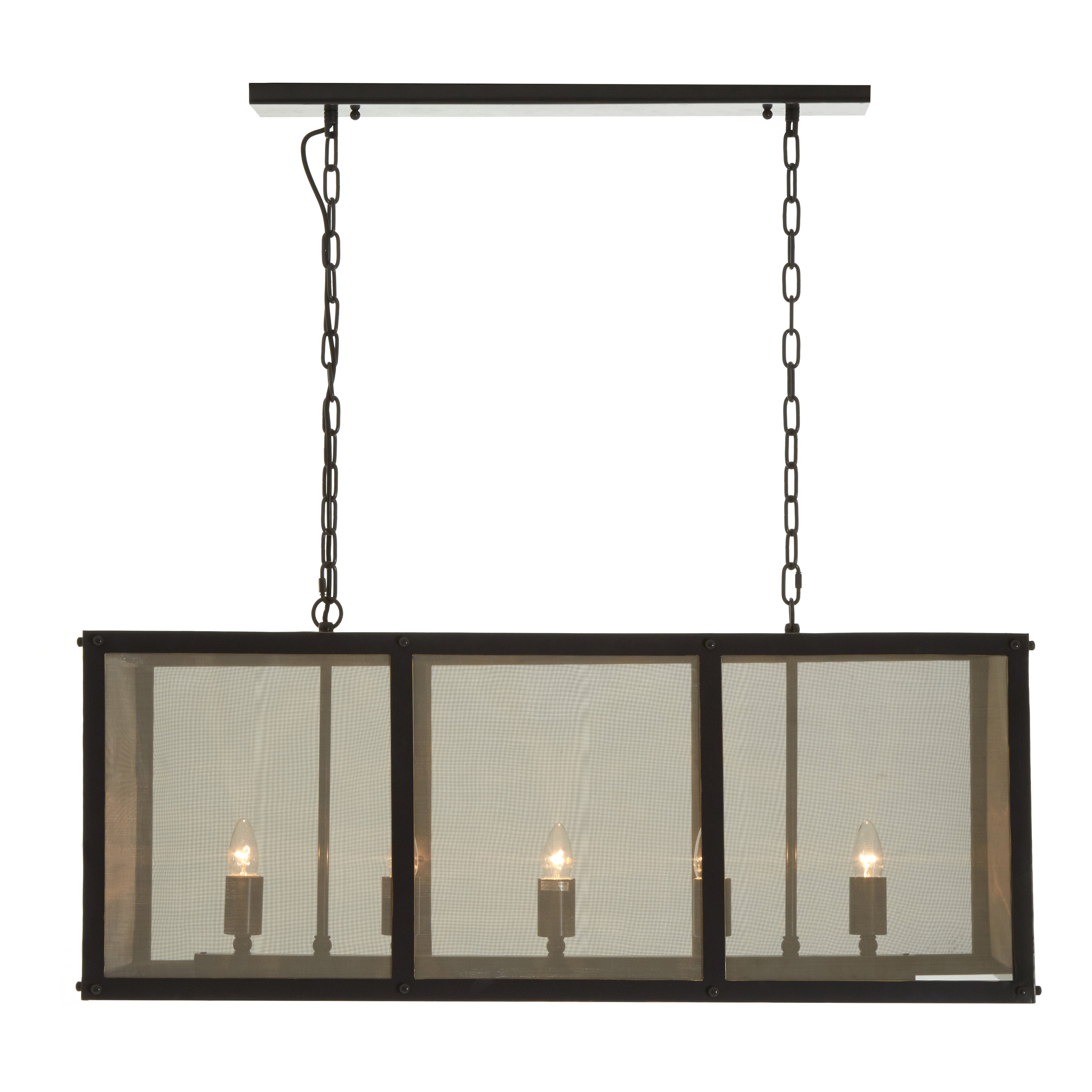 Beaumonde Home Hampstead Black Finish Wide Pendant Light With Hints Of Gold 6