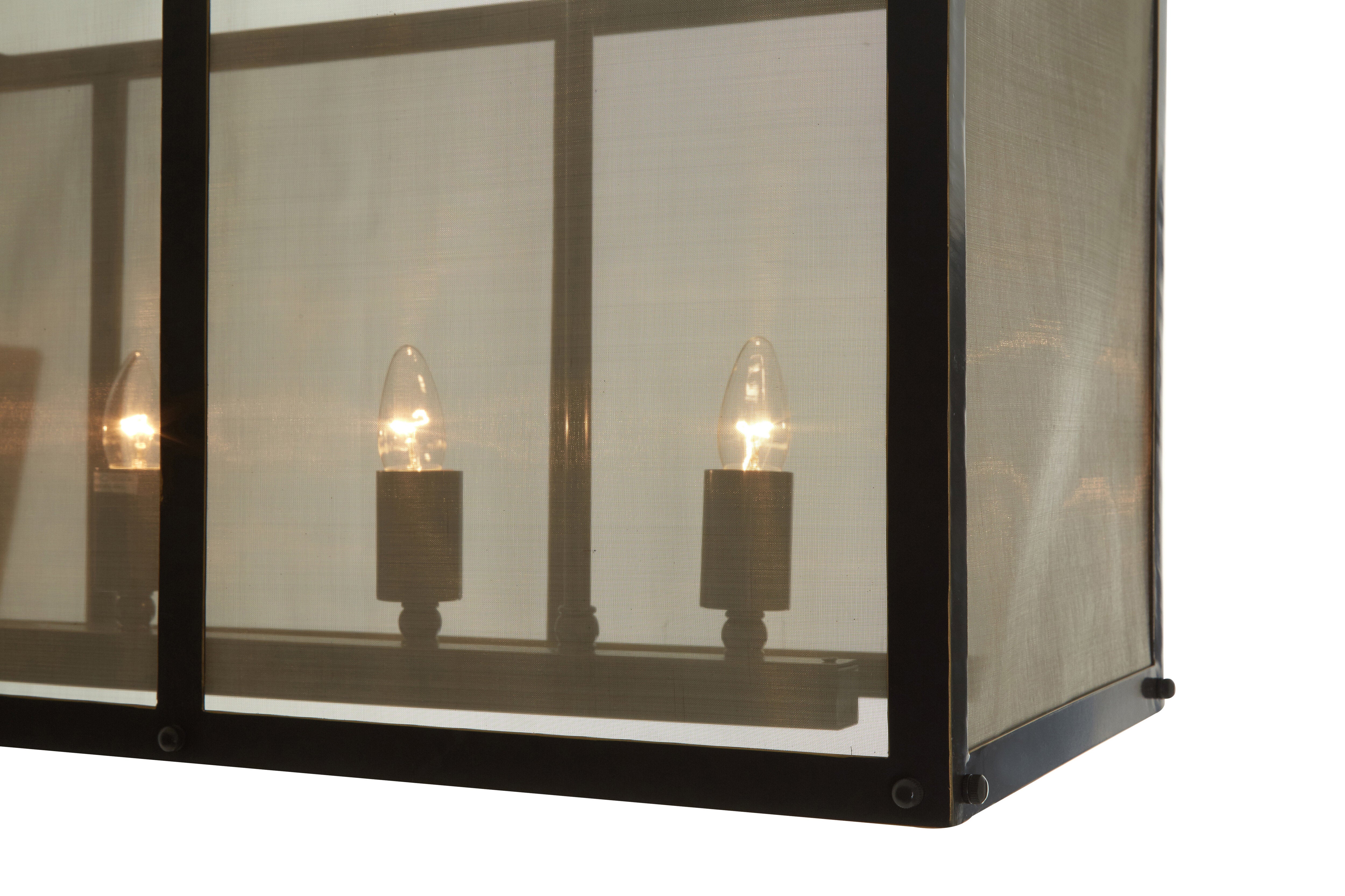 Beaumonde Home Hampstead Black Finish Wide Pendant Light With Hints Of Gold 4