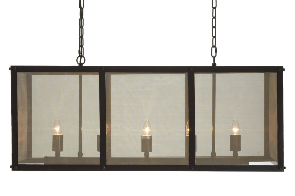Beaumonde Home Hampstead Black Finish Wide Pendant Light With Hints Of Gold 2