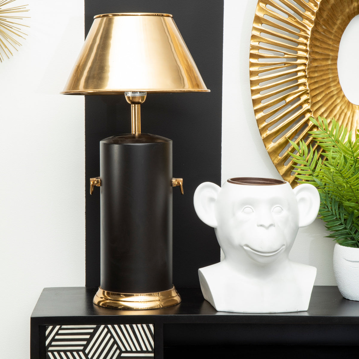 Beaumonde Home Melvin Empire Shade Table Lamp 5