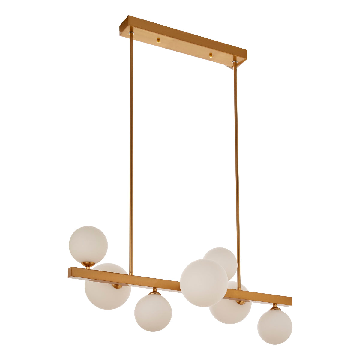 Beaumonde Home Abira Bronze 7 Light Pendant Lamp 8