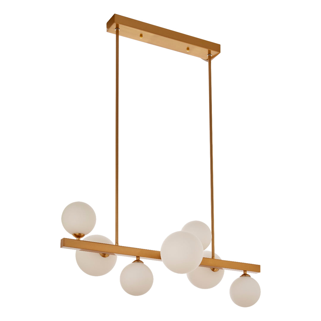 Beaumonde Home Abira Bronze 7 Light Pendant Lamp 8