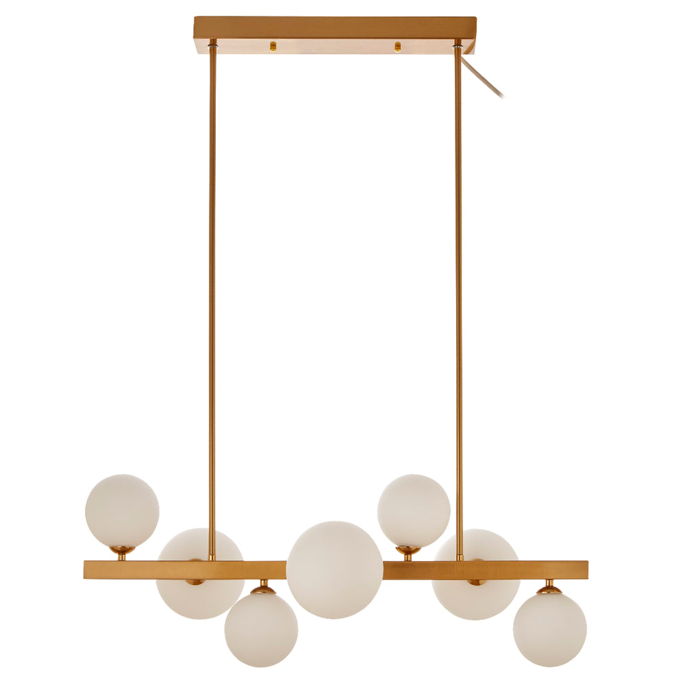 Beaumonde Home Abira Bronze 7 Light Pendant Lamp 1