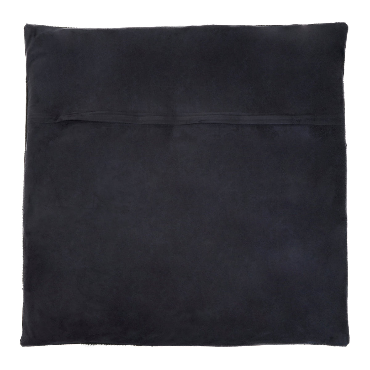 Beaumonde Home Bosie Safira Black Patchwork Leather Cushion With Gold Studs 11