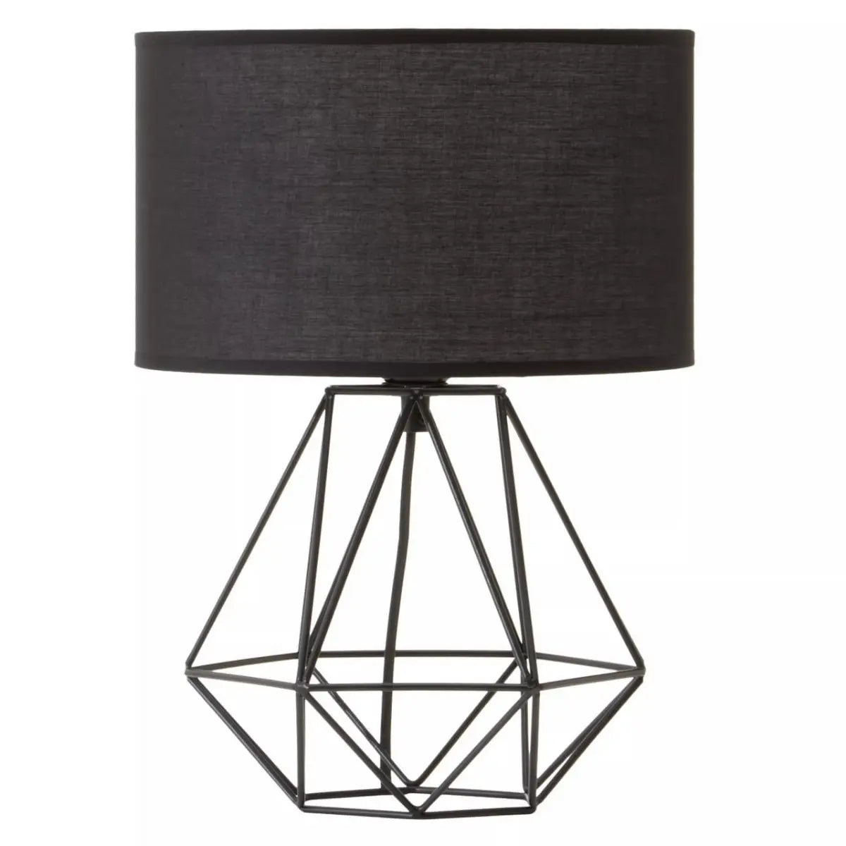 Beaumonde Home Geo Black Iron Table Light-Beaumonde