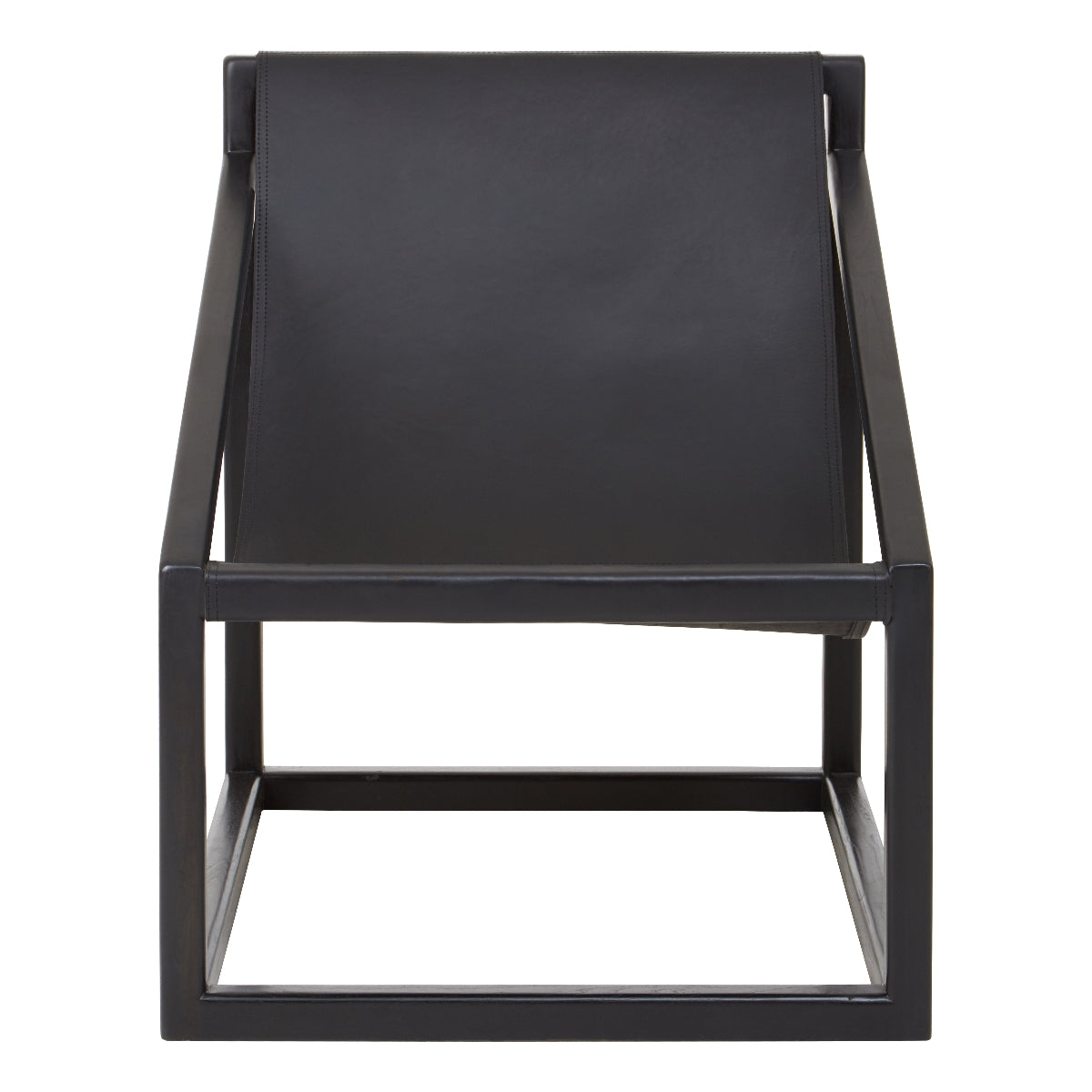 Beaumonde Home Kendari Black Cubic Frame Chair 1