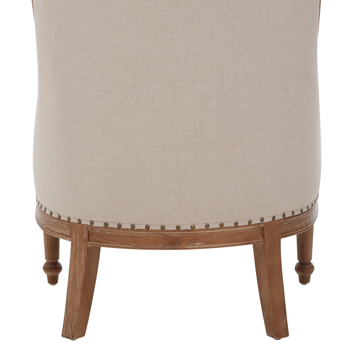 Beaumonde Home Cabra High Back Cream Chair 5