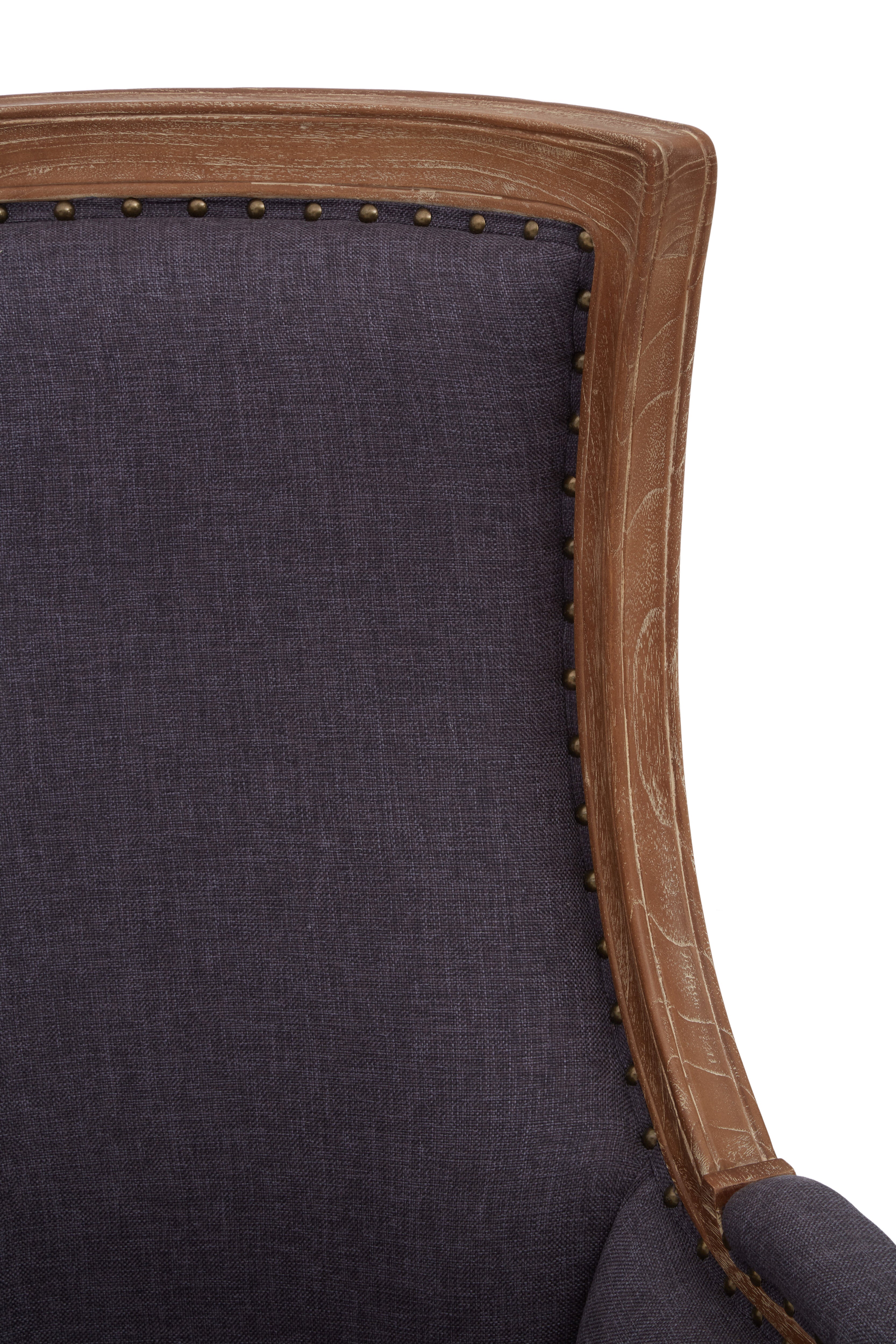 Beaumonde Home Cabra Graphite Chair With Sweeping Arms 3