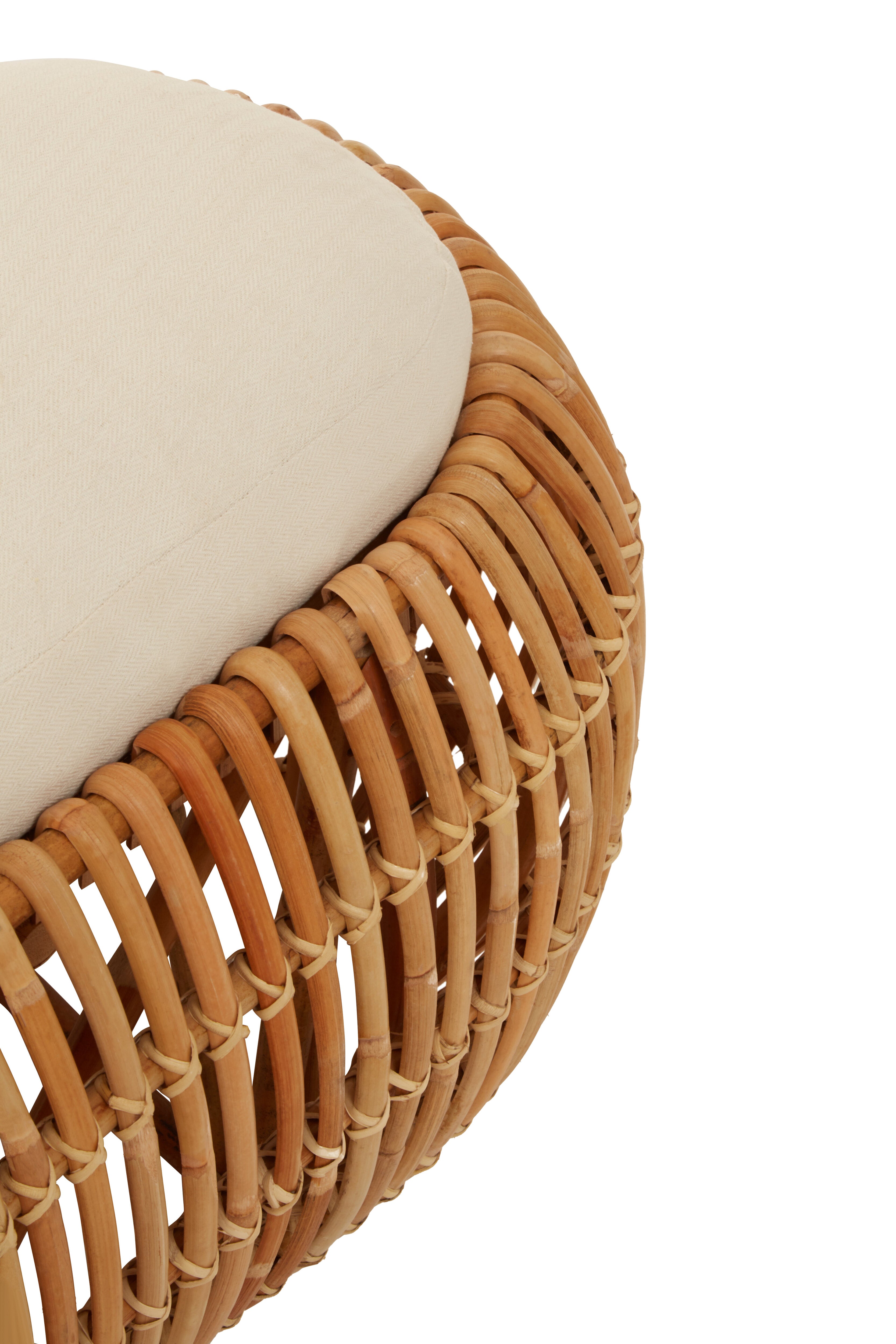 Beaumonde Home Manado Natural Rattan Bench 3