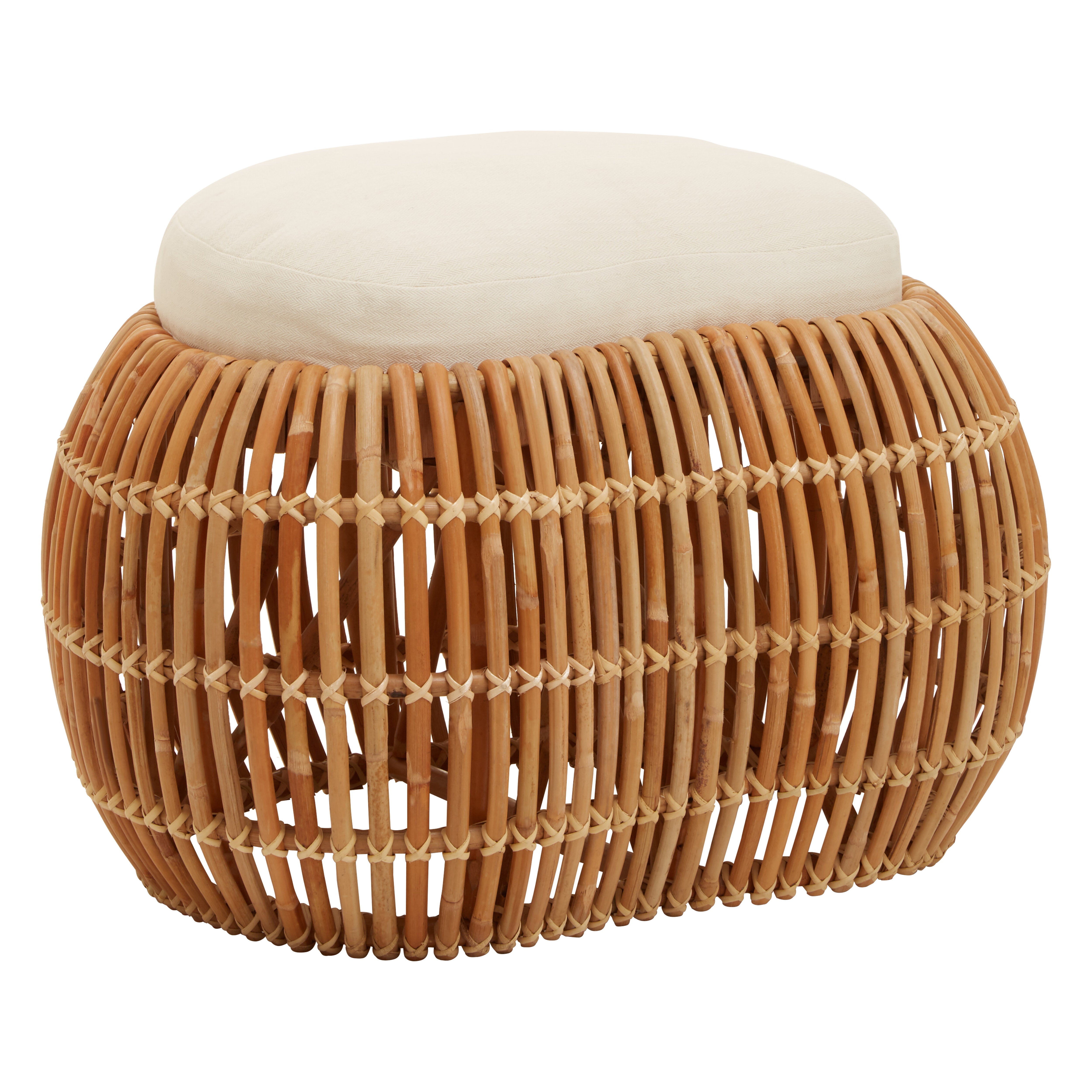 Beaumonde Home Manado Natural Rattan Bean Bench 6