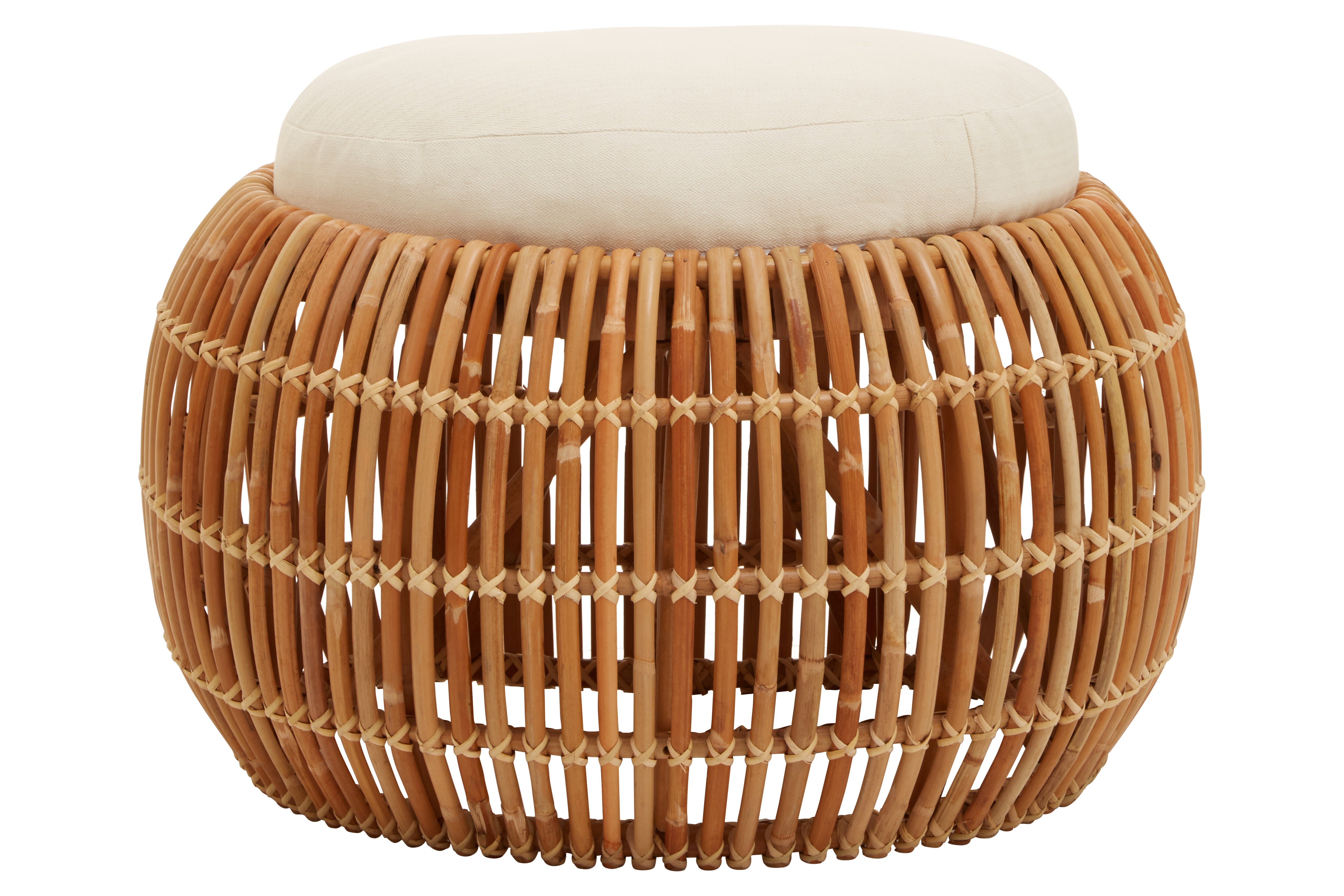 Beaumonde Home Manado Natural Rattan Bean Bench 4