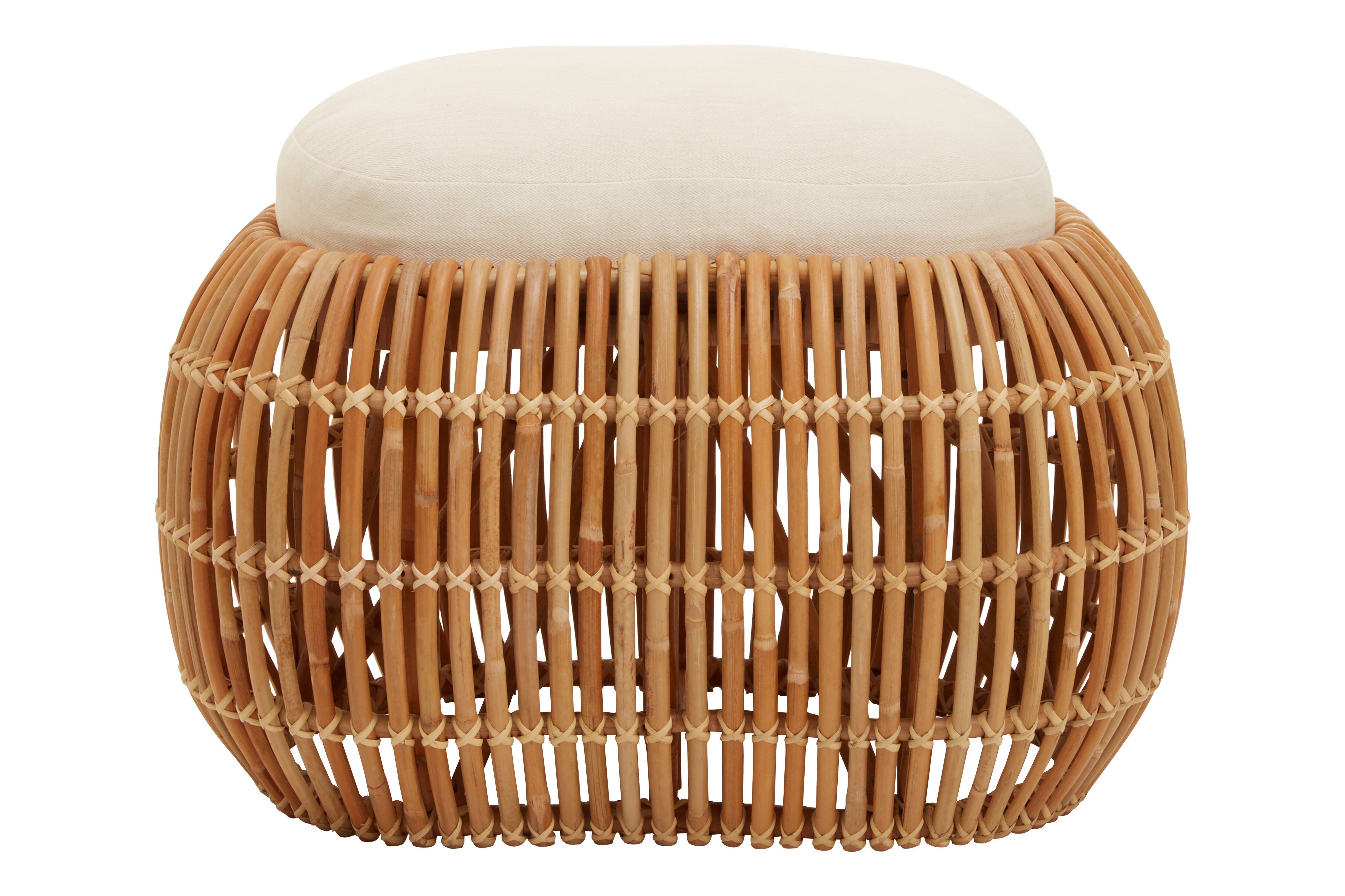 Beaumonde Home Manado Natural Rattan Bean Bench 1
