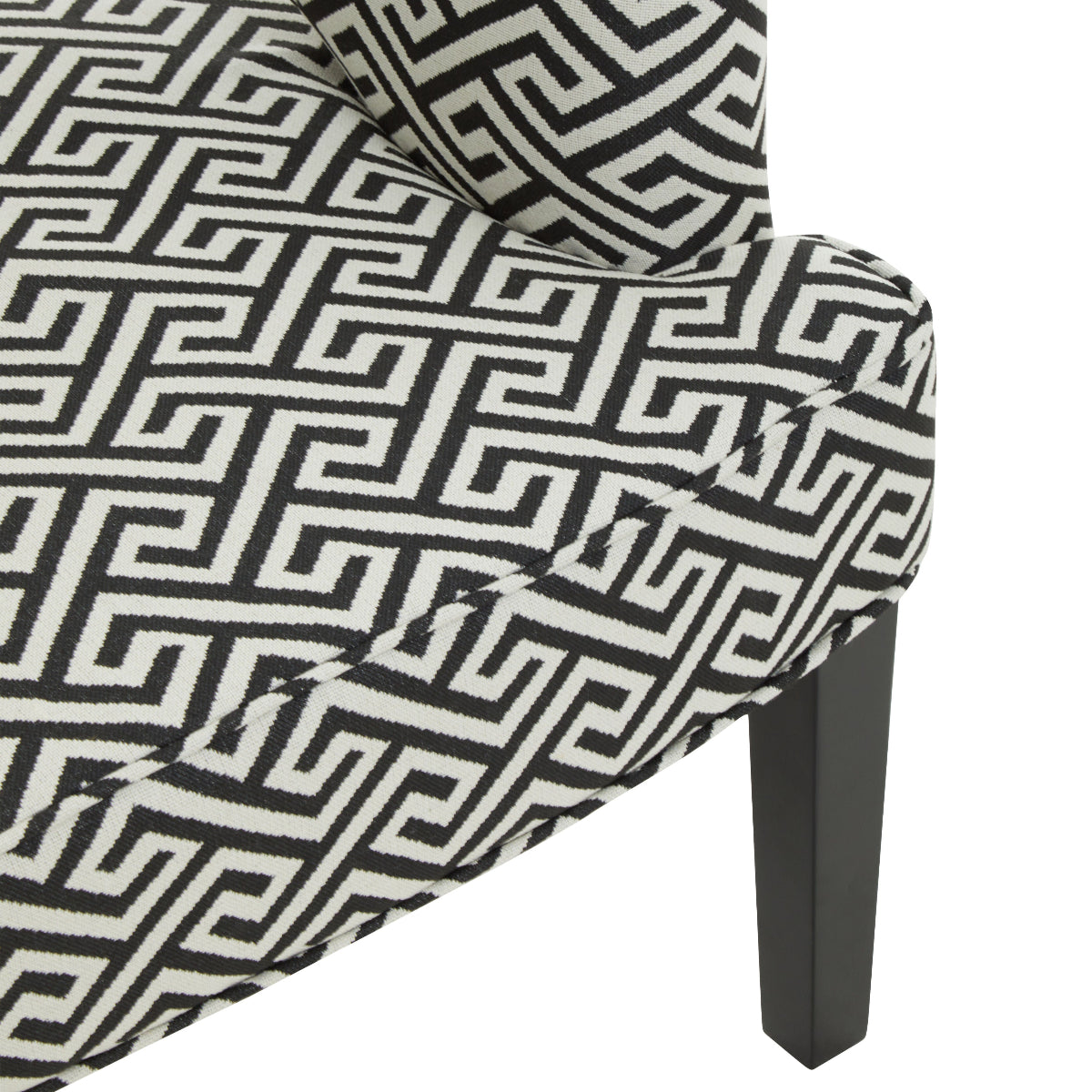 Beaumonde Home Regents Park Greek Key Design Cutout Lounge Chair 3