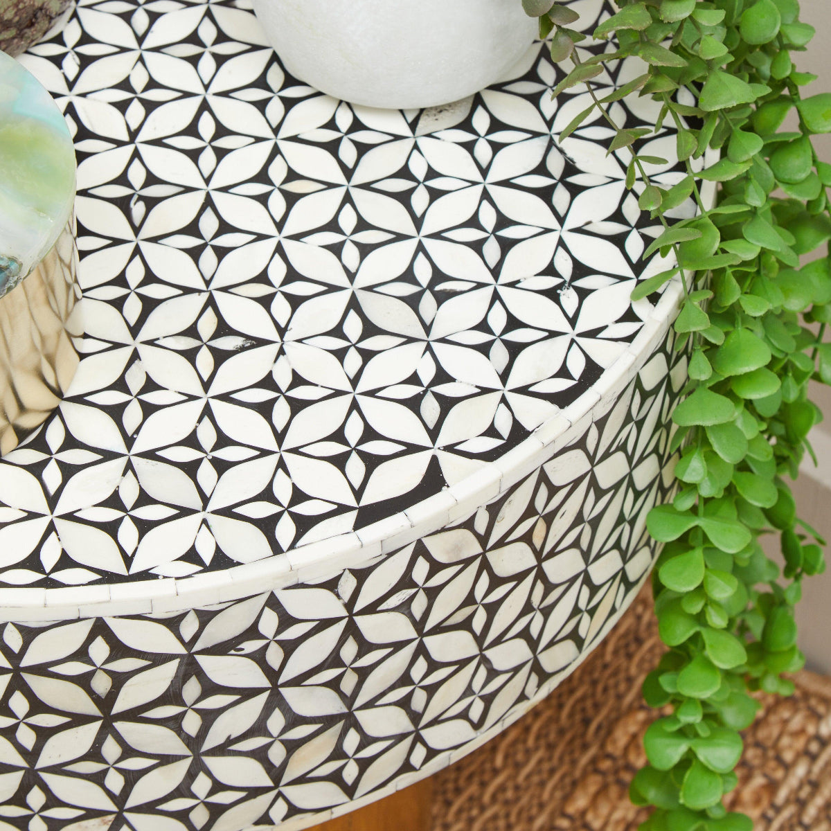 Beaumonde Home Fusion Round Side Table 13