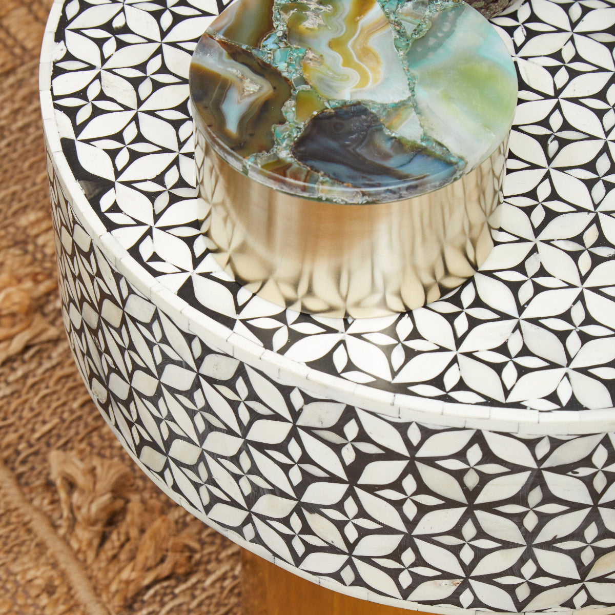 Beaumonde Home Fusion Round Side Table 12