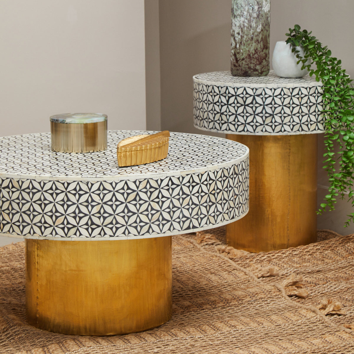 Beaumonde Home Fusion Round Side Table 10