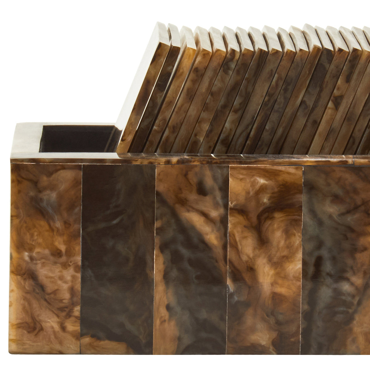 Beaumonde Home Churchill Games Brown And Black Finish Domino Set 12