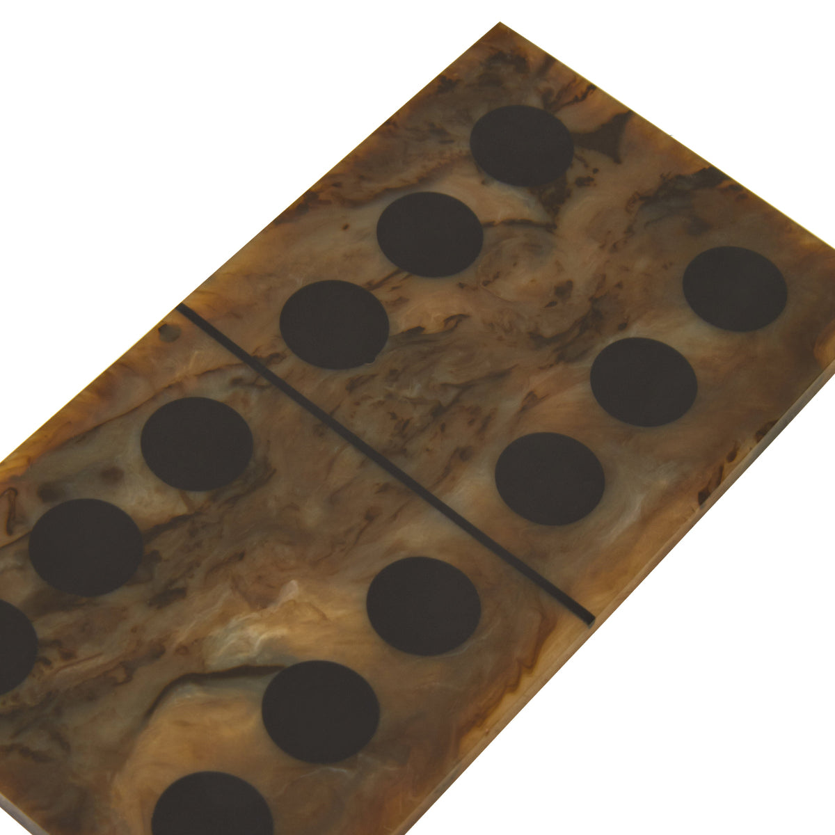 Beaumonde Home Churchill Games Brown And Black Finish Domino Set 7