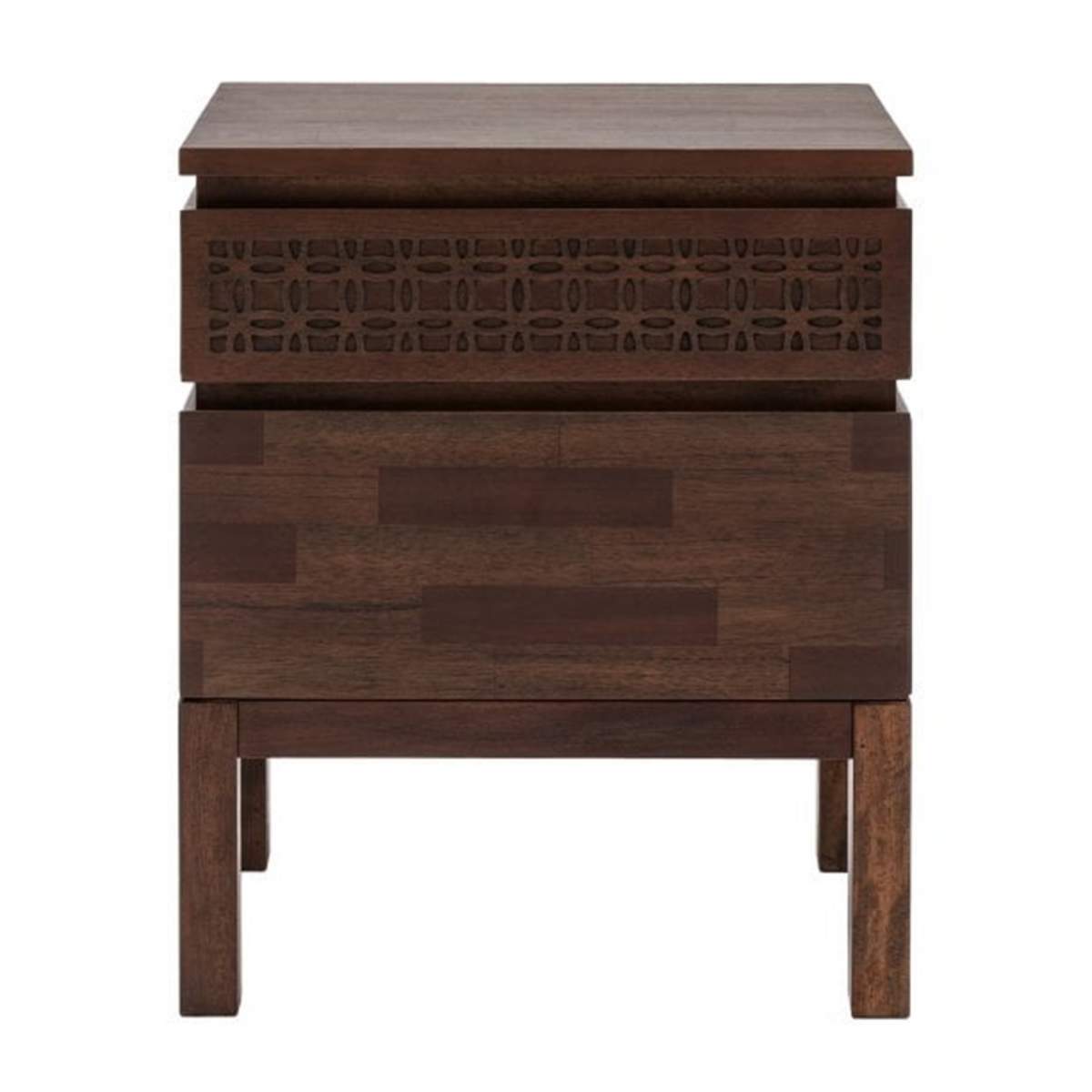 Gallery Direct Boho Retreat Bedside 2 Drawer Chest 500x400x600mm