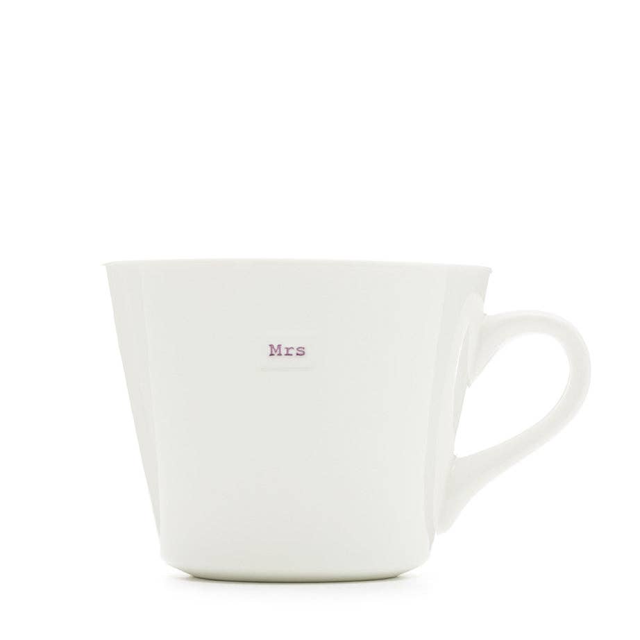Keith Brymer Jones Mug Pair 350ml - Mr (red) & Mrs (lilac)
