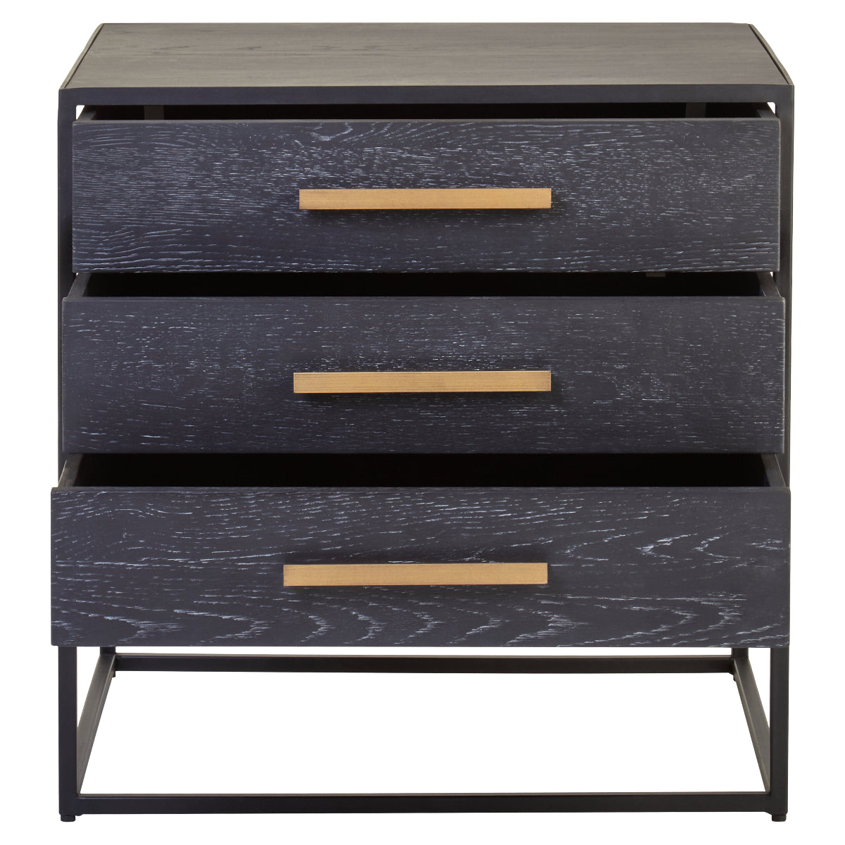 Beaumonde Home Judd Three Drawer Side Table 8