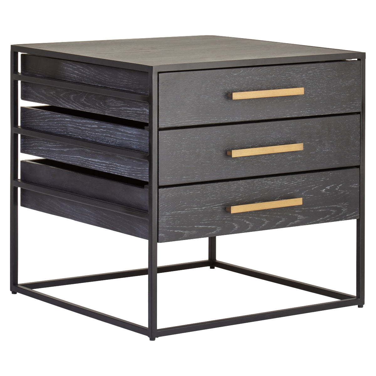 Beaumonde Home Judd Three Drawer Side Table 7