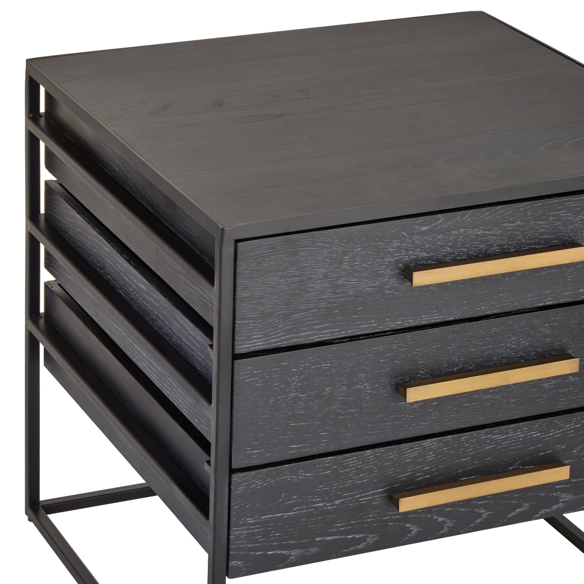 Beaumonde Home Judd Three Drawer Side Table 3