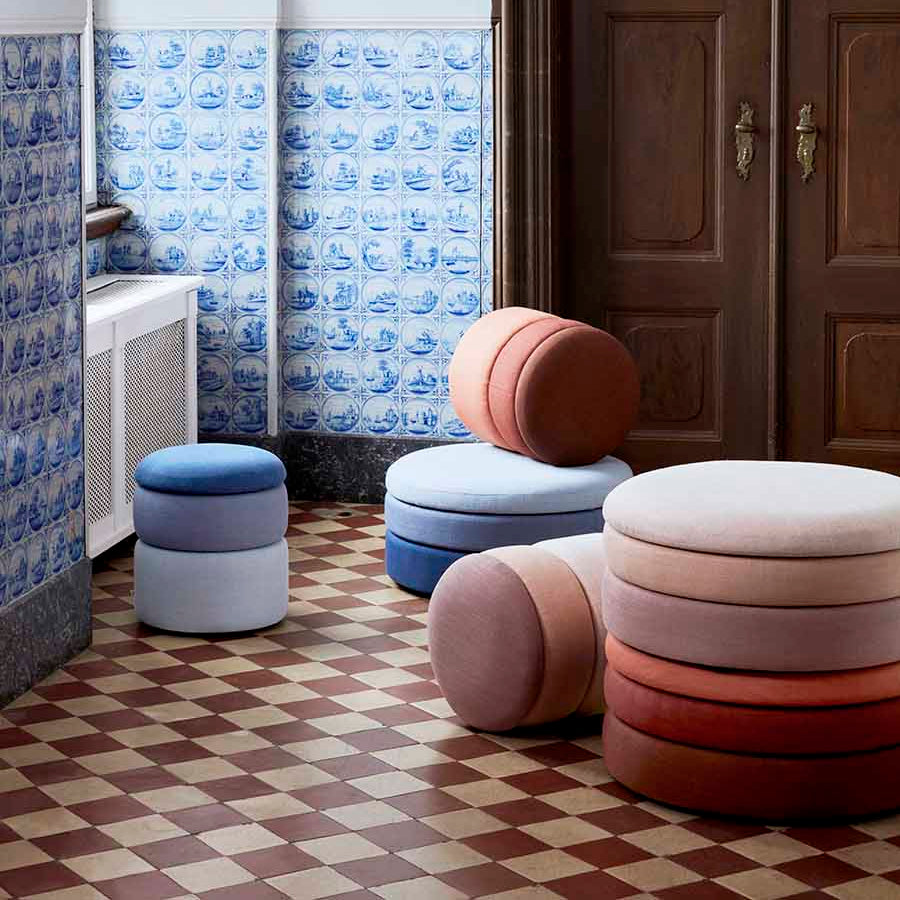 Broste Copenhagen Pond Pouf Large-Beaumonde